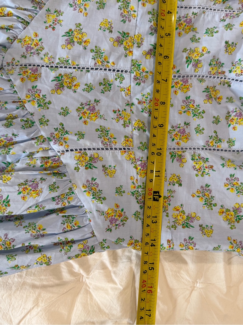 NWT Fashion Nova Floral Maxi Dress Large Feminine Coquette Fairycore Cottagecore - Picture 6 of 8
